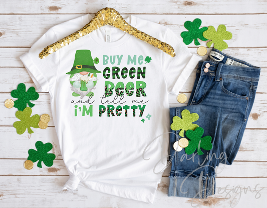 Buy Me Green Beer Sublimation T-Shirt