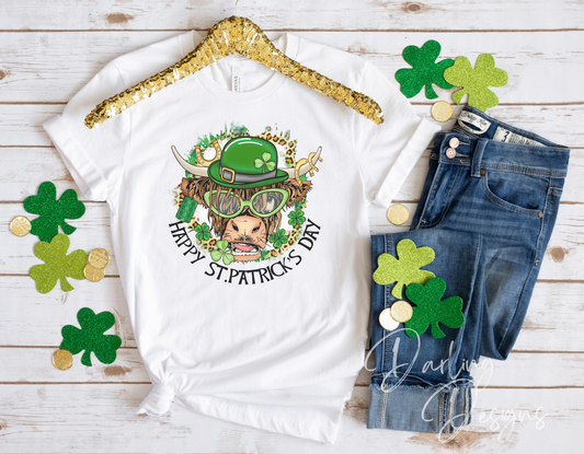 St. Patrick's Day Cow T-Shirt