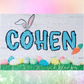 Personalized Easter Bunny and Puzzle