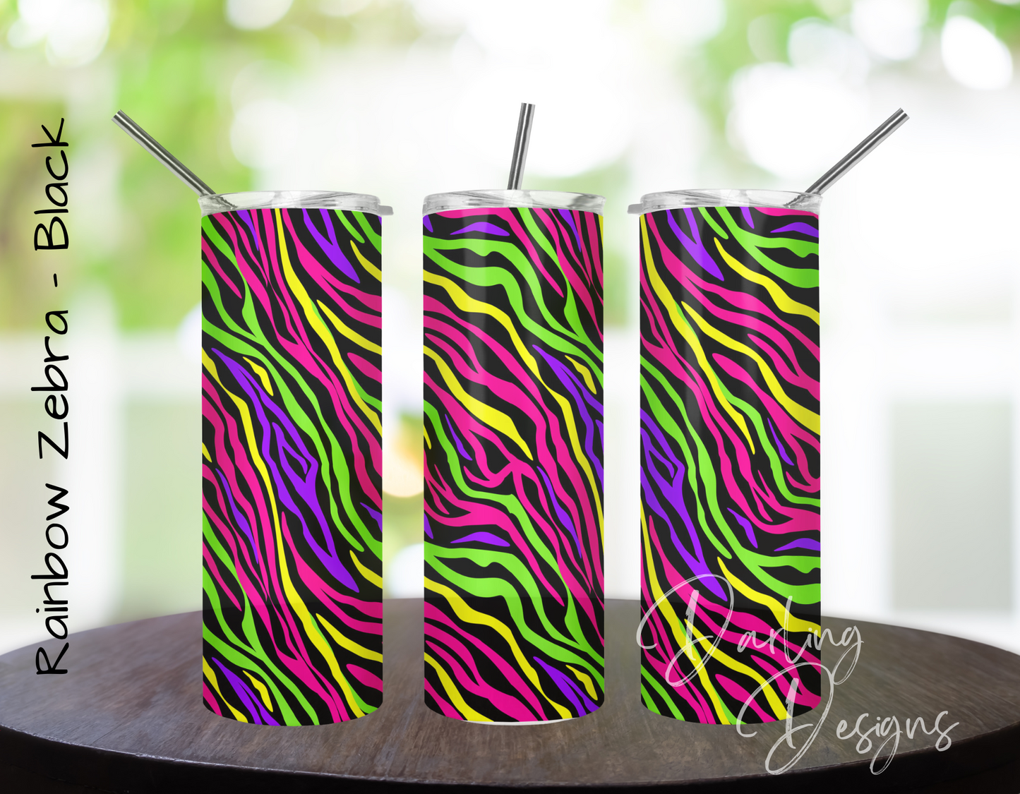 Zebra Tumblers - 20oz skinny